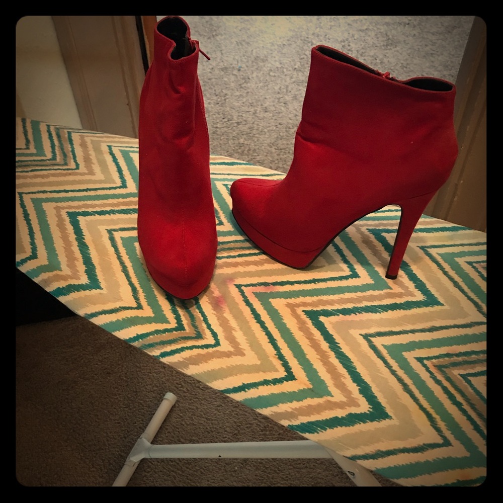 Red booties